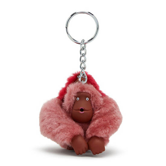 Akcesoria Kipling Mom And Baby Sven Monkey Keychain Czerwone | PL 1265UZ